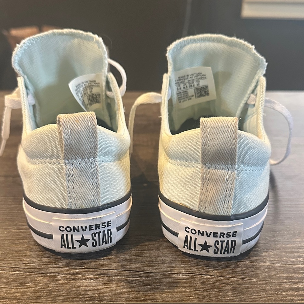 Converse Light Blue All Star Sneakers - Picture 4 of 10